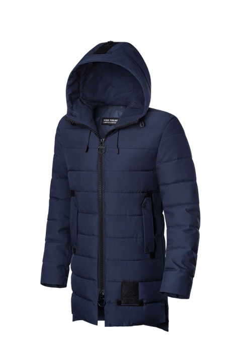 Куртка зимняя мужская тёмно-синего цвета модель 1708 Kiro Tokao фото 1