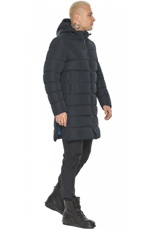 Графітова оригінальна чоловіча куртка на зиму модель 49032 Braggart "Aggressive" фото 2