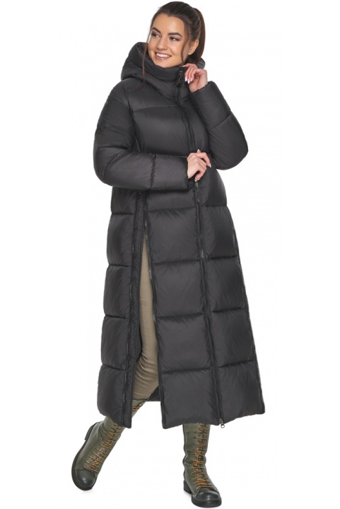 Морионовая женская курточка с разрезами модель 51525 Braggart "Angel's Fluff" фото 1