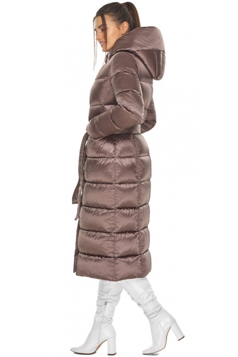 Жіноча оригінальна куртка кольору сепії модель 58450  Braggart "Angel's Fluff" фото 1