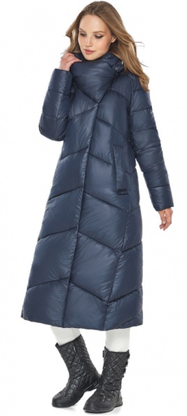 Женская синяя 2 куртка для повседневной носки модель 60035  фото 1