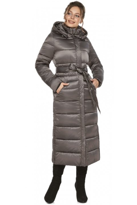 Женская капучиновая куртка, подчёркивающая фигуру, модель 21207 Ajento фото 1