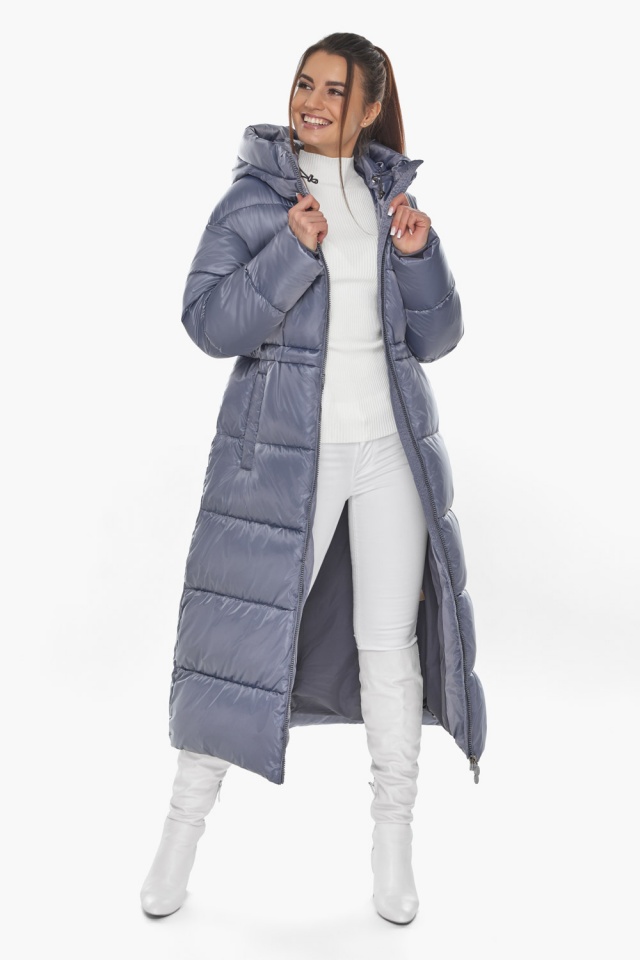 Брендова жіноча куртка колір ніагара для зими модель 53140 Braggart "Angel's Fluff" фото 3