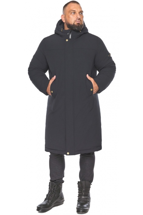 Мужская зимняя удлинённая куртка цвета графита модель 15318 Braggart "Arctic" фото 1