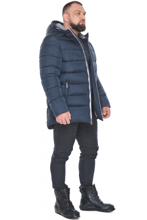Куртка мужская зимняя с капюшоном цвет тёмно-синий модель 53111 Braggart "Aggressive" фото 1