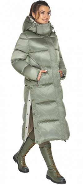 Нефритова куртка жіноча для зими модель 53570 Braggart "Angel's Fluff" фото 1