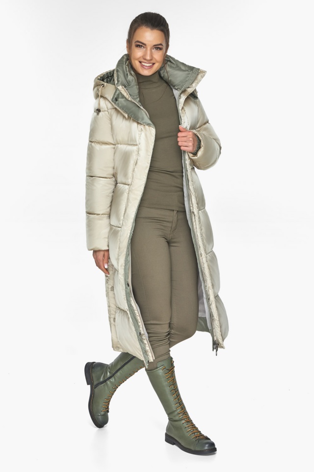 Жіноча кварцова курточка зі зручними кишенями модель 53570 Braggart "Angel's Fluff" фото 3