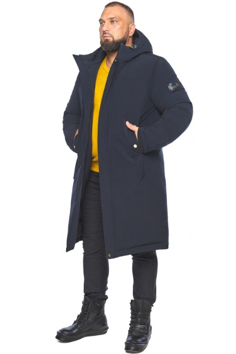 Куртка чоловіча зимова брендова темно-синя модель 58793 Braggart "Arctic" фото 1