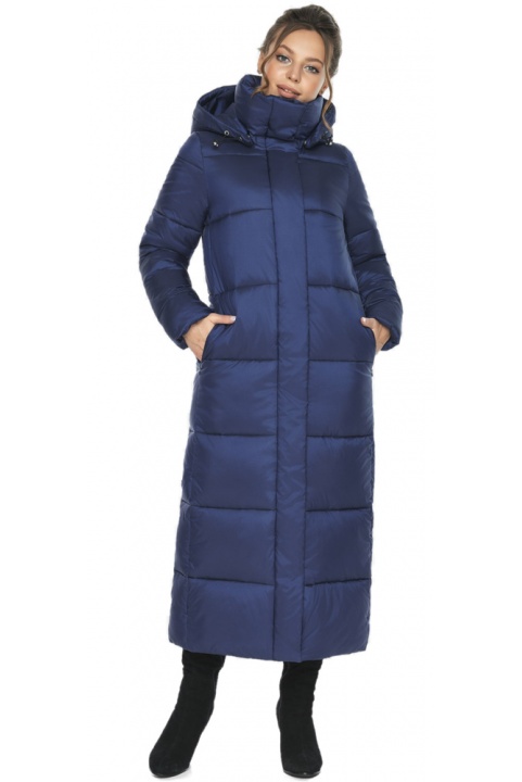 Женская синяя куртка с функциональными деталями модель 21972 Ajento фото 1