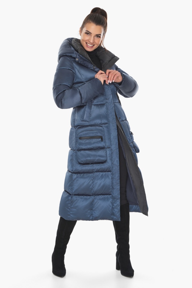 Сапфірова стильна жіноча куртка модель 59230 Braggart "Angel's Fluff" фото 3