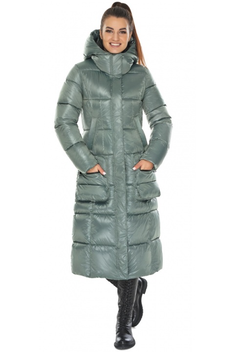 Куртка женская длинная турмалиновая модель 59230 Braggart "Angel's Fluff" фото 1