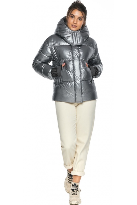 Куртка с ветрозащитным клапаном женская цвет серебро модель 44520 Braggart "Angel's Fluff" фото 1