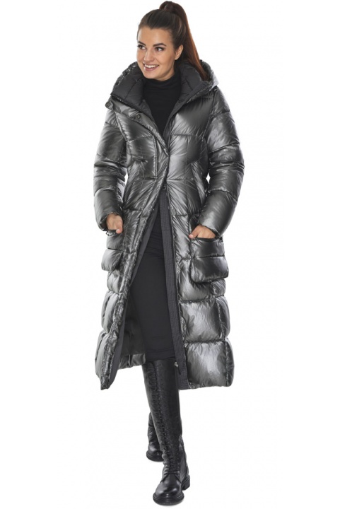 Жіноча куртка блискуча колір темний пірит модель 59230 Braggart "Angel's Fluff" фото 1