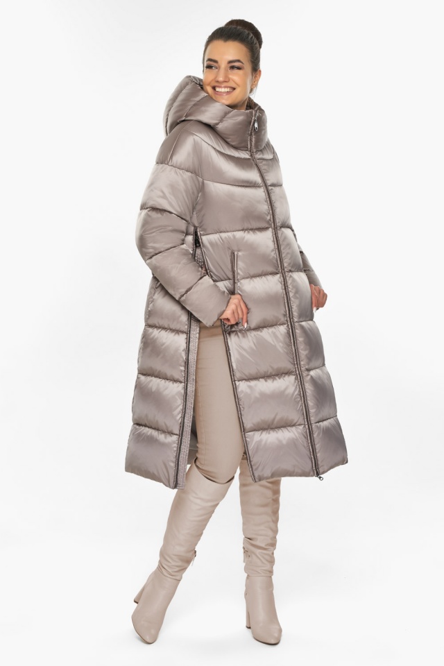 Утеплена куртка жіноча зимова кольору аметрину модель 55120 Braggart "Angel's Fluff" фото 3