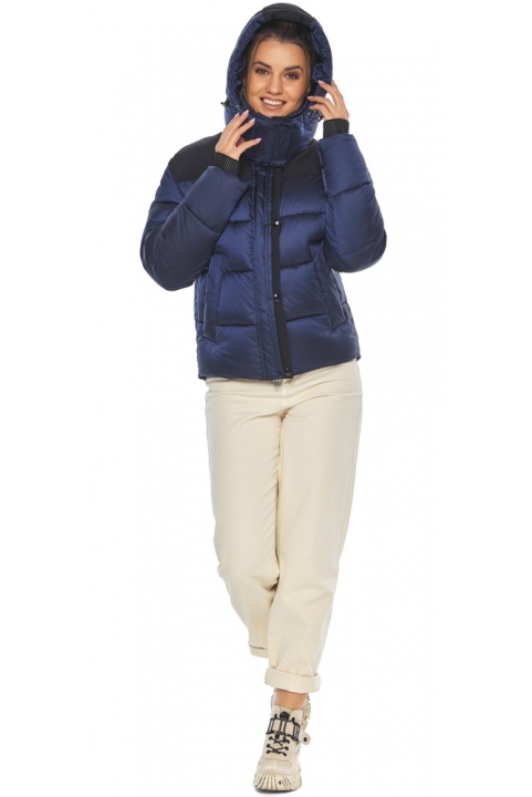 Модная сапфировая куртка женская зимняя модель 57520 Braggart "Angel's Fluff" фото 1