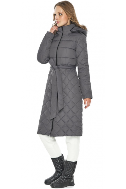 Сіра 1 жіноча куртка із зовнішніми потаємними кишенями осіння модель 60096 Kiro – Wild – Tiger фото 1