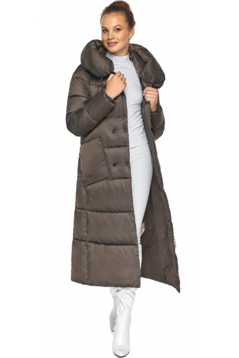 Куртка женская с накладными карманами цвет капучино модель 46150 Braggart "Angel's Fluff" фото 1