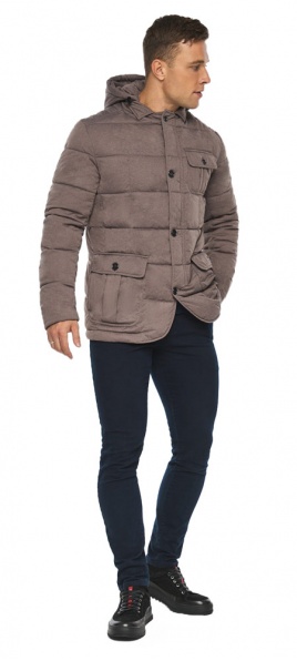 Куртка – воздуховик на осень мужской ореховый модель 35230 Braggart "Angel's Fluff Man" фото 1