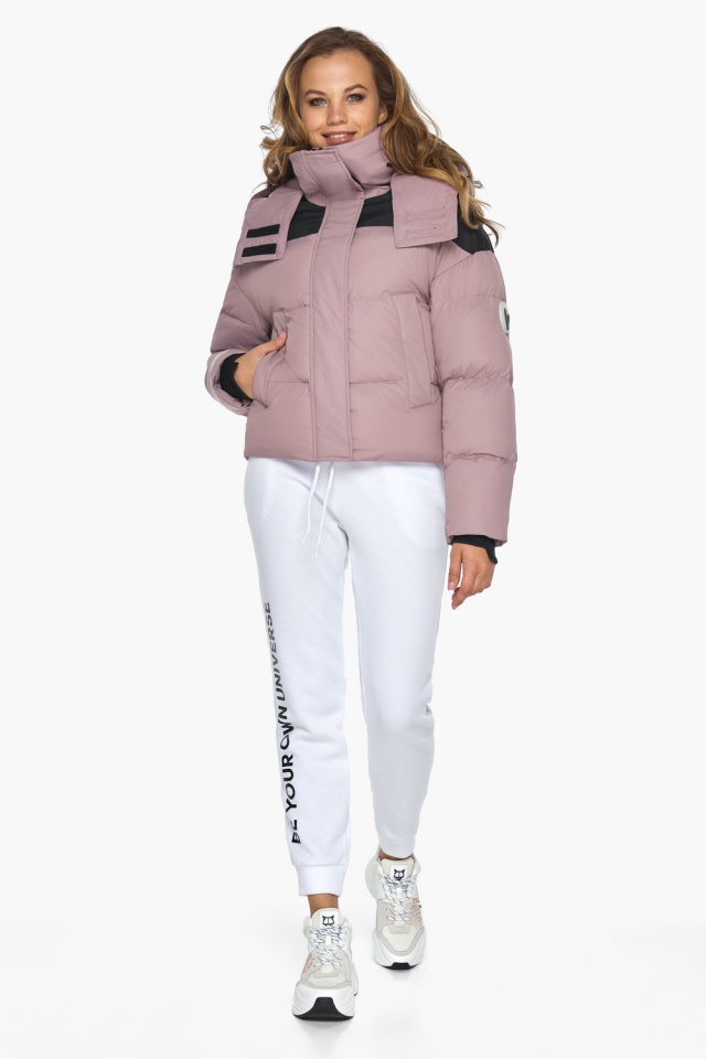 Пудрова куртка на блискавці жіноча модель 24180 Youth фото 2