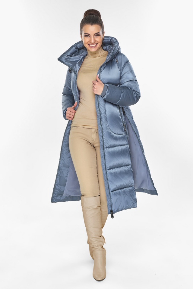 Жіноча куртка зимова високоякісна колір маренго модель 57260 Braggart "Angel's Fluff" фото 3
