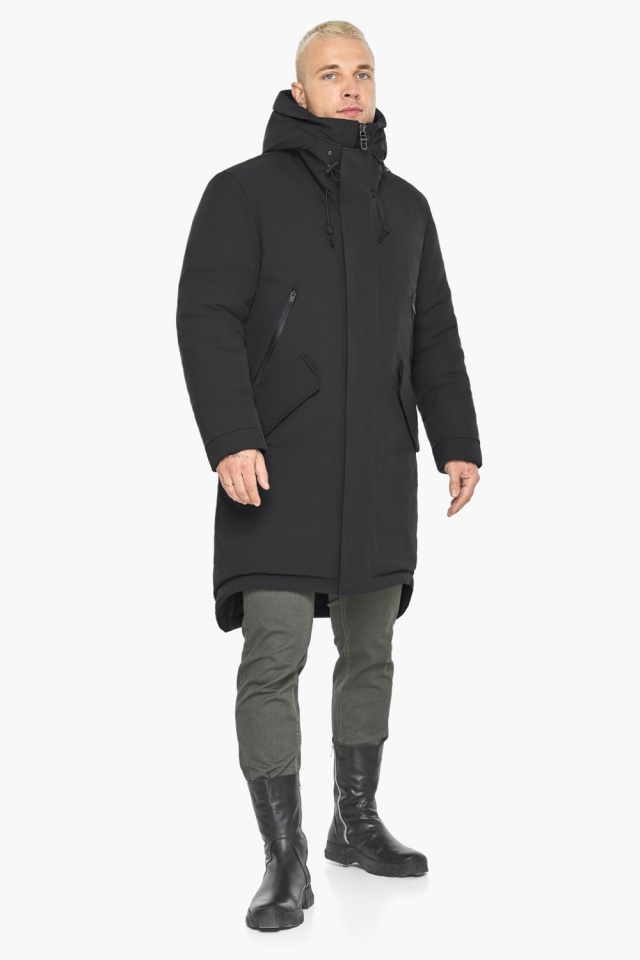 Куртка мужская зимняя удобная цвет чёрный модель 63882 Braggart "Arctic" фото 2