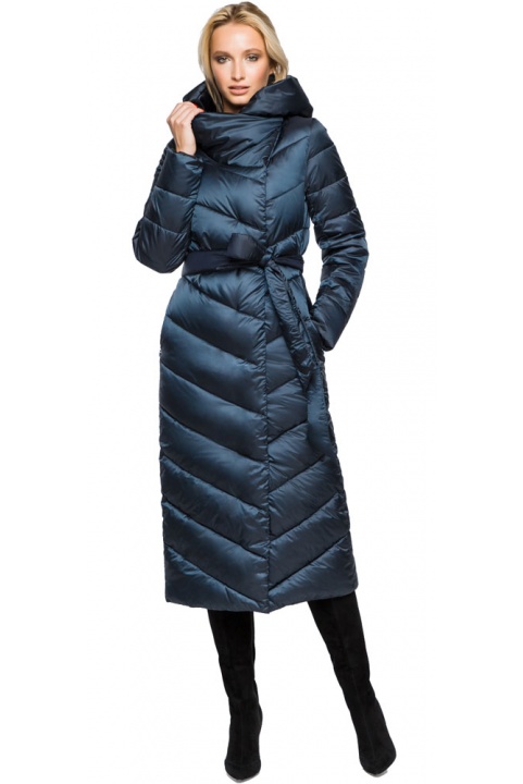 Сапфировая куртка женская на зиму модель 31016 Braggart "Angel's Fluff" фото 1