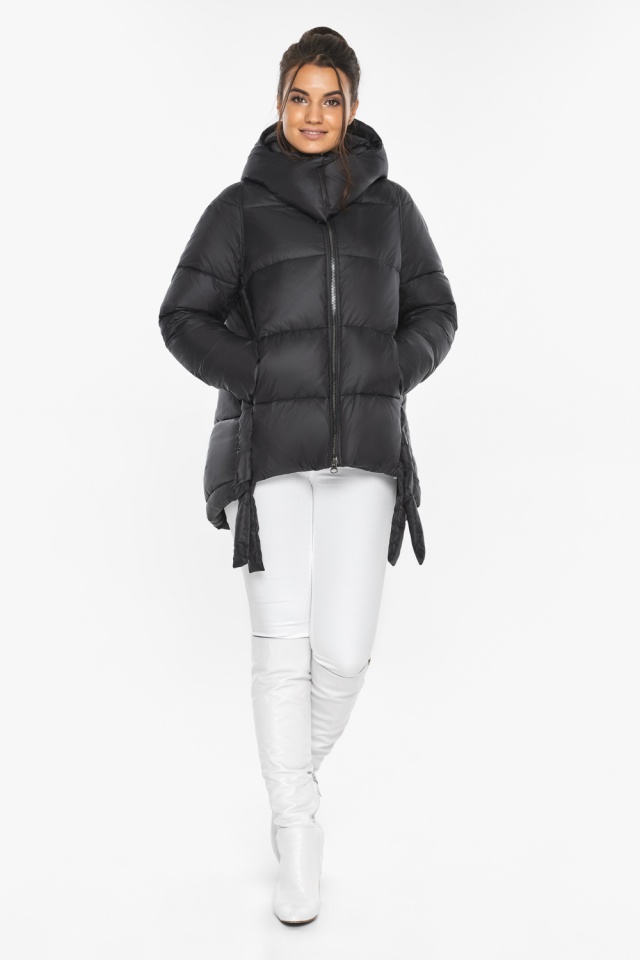 Курточка морионовая зимняя женская качественная модель 57998 Braggart "Angel's Fluff" фото 2