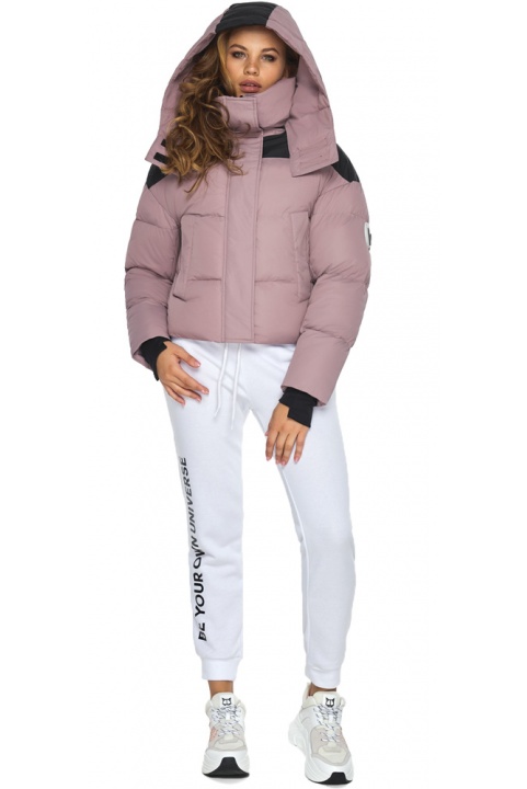 Куртка вільного фасону пудрова жіноча осінньо-весняна модель 24180 Youth фото 1