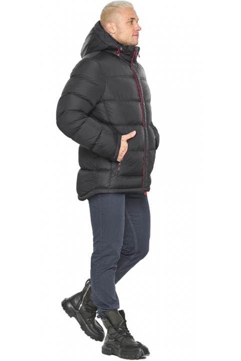 Зимняя тёплая мужская куртка цвета графита модель 51999 Braggart "Aggressive" фото 1