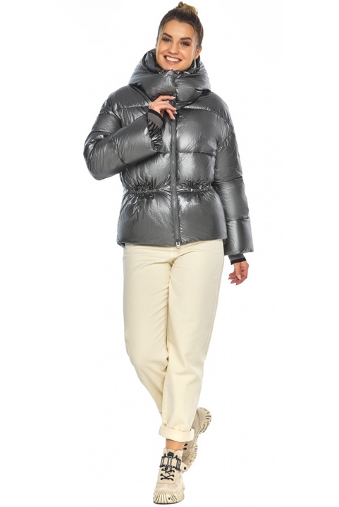 Жіноча куртка зимова колір темне срібло модель 41975 Braggart "Angel's Fluff" фото 1