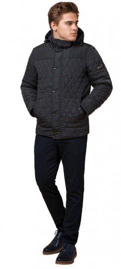 Куртка стандартной длины осенняя мужская графитовая модель 24534 Braggart "Dress Code" фото 1