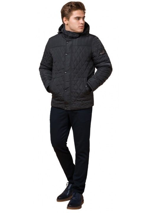 Куртка стандартной длины осенняя мужская графитовая модель 24534 Braggart "Dress Code" фото 1