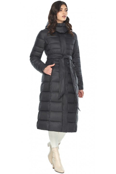 Элегантная чёрная женская куртка для весны модель 8140/21 Vivacana фото 1