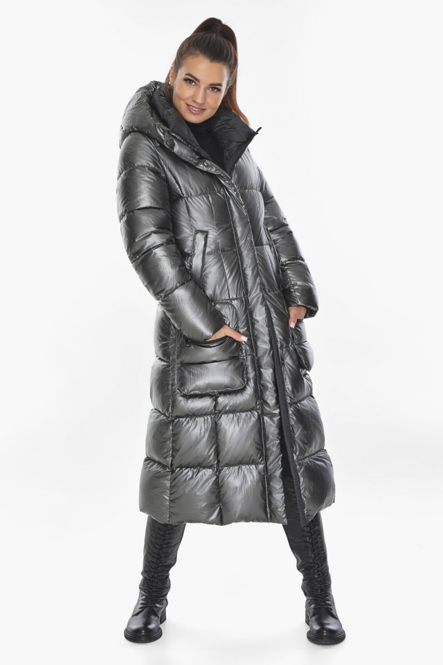 Куртка жіноча зимова колір темний пірит модель 59230 Braggart "Angel's Fluff" фото 3