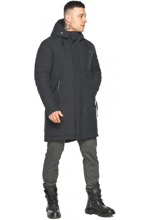 Зимняя мужская прочная курточка цвет графит модель 63914 Braggart "Arctic" фото 1