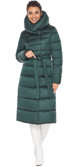 Куртка зимняя женская зелёная модель 31515 Braggart "Angel's Fluff" фото 1