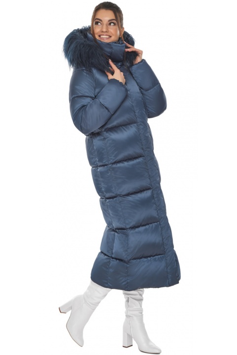 Женская куртка сапфировая зимняя модель 59130 Braggart "Angel's Fluff" фото 1
