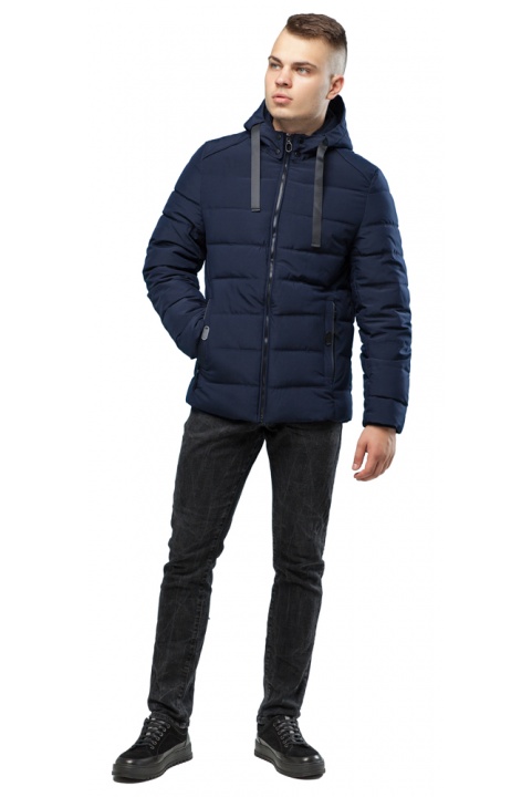 Осенне-весенняя куртка мужская тёмно-синяя модель 6008 Kiro Tokao – Ajento фото 1