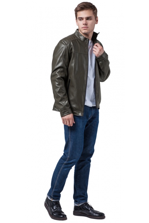 Чоловіча куртка на осінь колір хакі модель 4834 Braggart "Youth" фото 1