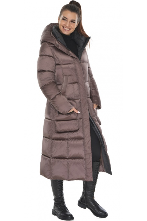 Универсальная женская зимняя курточка цвет сепия модель 59230 Braggart "Angel's Fluff" фото 1