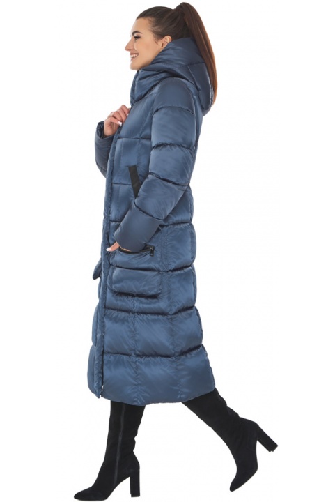 Зимова трендова сапфірова жіноча куртка модель 59233 Braggart "Angel's Fluff" фото 1