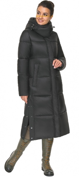 Трендовая женская курточка чёрного цвета модель 52650 Braggart "Angel's Fluff" фото 1