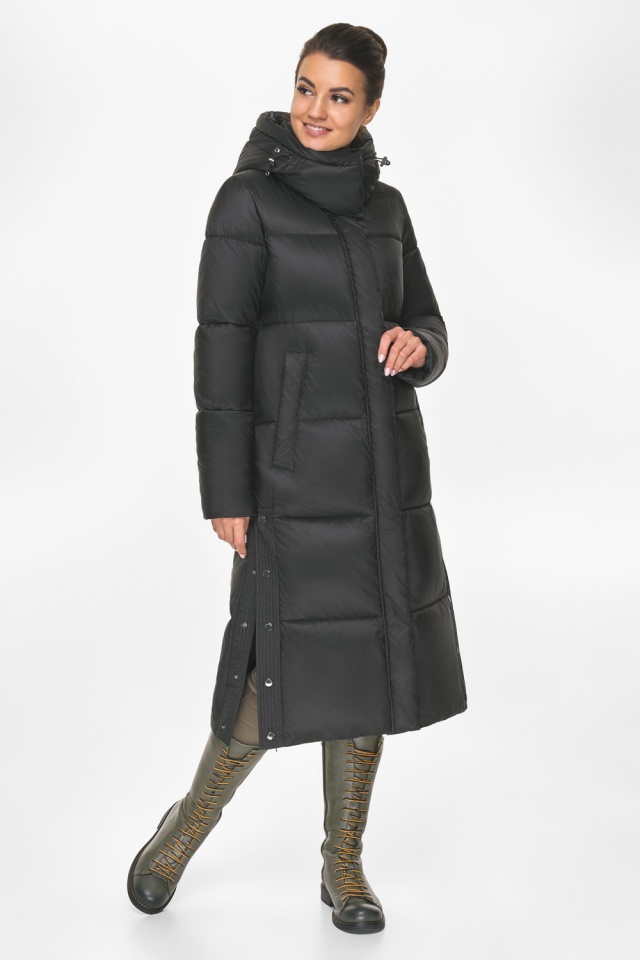 Трендовая женская курточка чёрного цвета модель 52650 Braggart "Angel's Fluff" фото 2