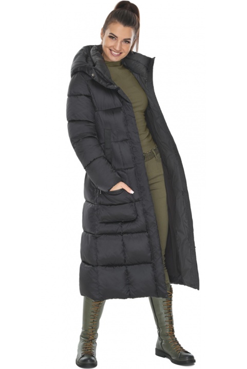 Удлинённая зимняя женская морионовая куртка модель 59233 Braggart "Angel's Fluff" фото 1