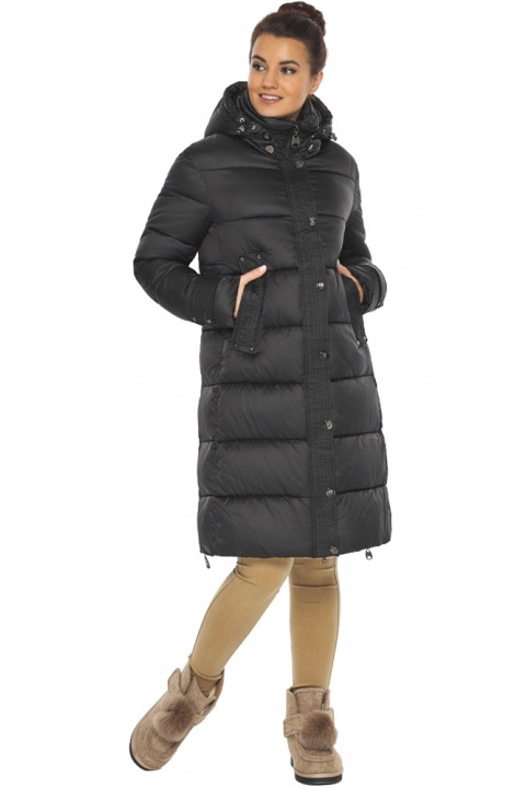 Зимняя куртка женская цвет чёрный модель 47150 Braggart "Angel's Fluff" фото 1