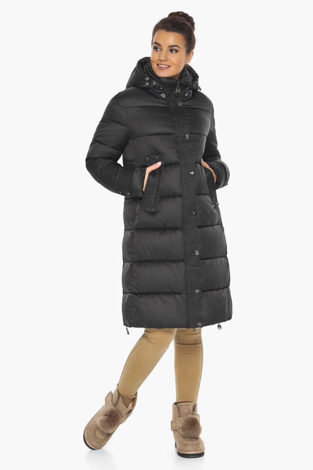 Зимняя куртка женская цвет чёрный модель 47150 Braggart "Angel's Fluff" фото 2