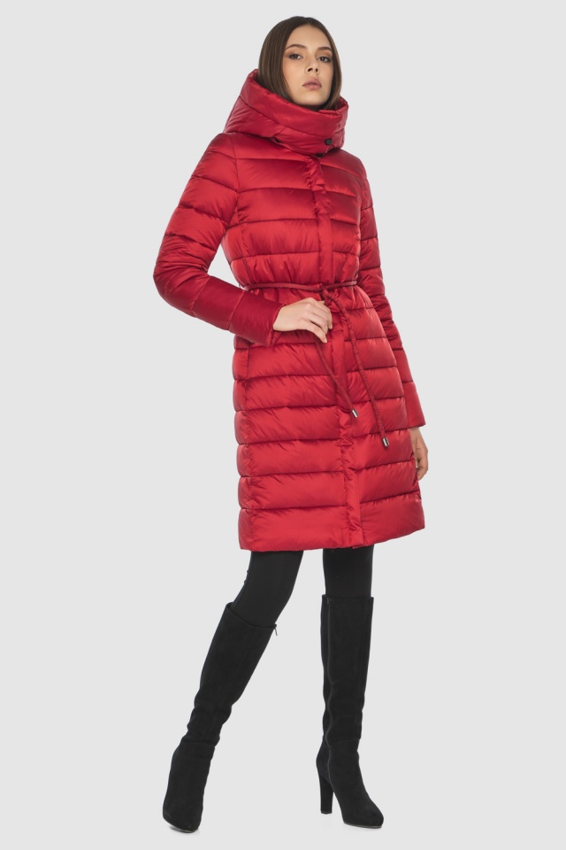 Красивая красная женская куртка для осени модель 60084 Kiro – Wild – Tiger фото 2