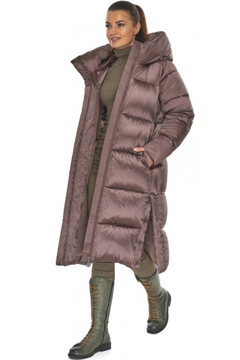 Жіноча функціональна куртка в кольорі сепії модель 53631 Braggart "Angel's Fluff" фото 1