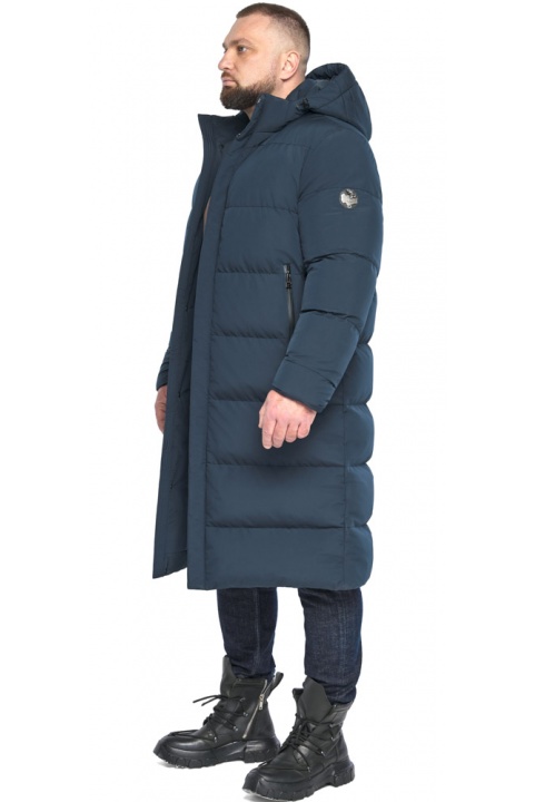 Фирменная тёмно-синяя мужкая куртка на зиму модель 59900 Braggart "Dress Code" фото 1