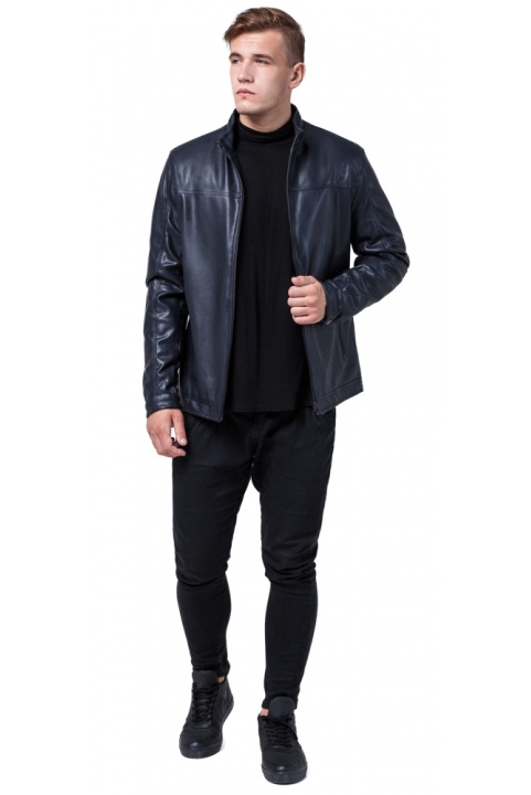 Осенне-весенняя куртка темно-синяя для мужчин модель 2825 Braggart "Youth" фото 1